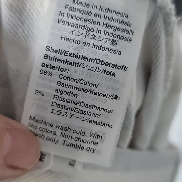 Madewell Stretch A-Line Mini Skirt-Pompano Stripe: Button-Front Edition, 32 - Picture 8 of 8